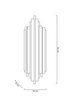 Lampa ścienna HARMONIC złota