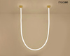 Lampa wisząca LASSO 500 złota