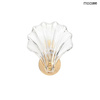 Lampa ścienna CONCHA złota