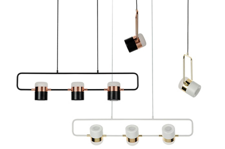 MOOSEE lampa wisząca BLINK 3 czarna