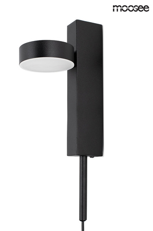 Lampa ścienna CLARID BLACK czarna