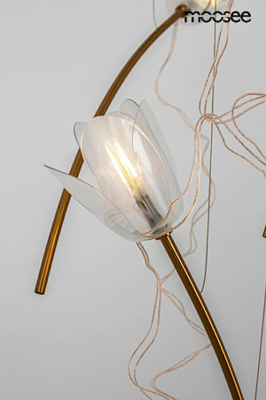 Lampa wisząca TULIPPE 14 LINE  złota