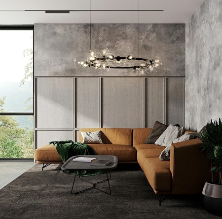 Lampa wisząca ALURE 120 czarna