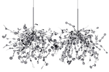 MOOSEE lampa wisząca MONETE chromowana