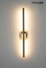 Lampa ścienna TOBIA złota