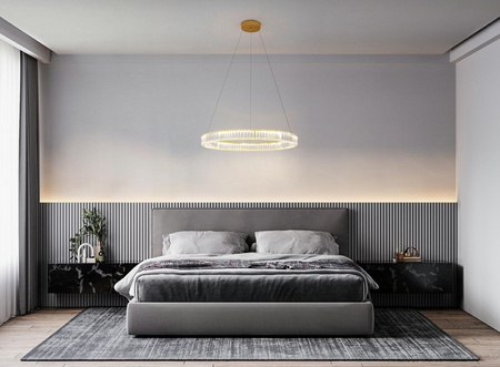 Lampa wisząca LIBERTY 80 złota
