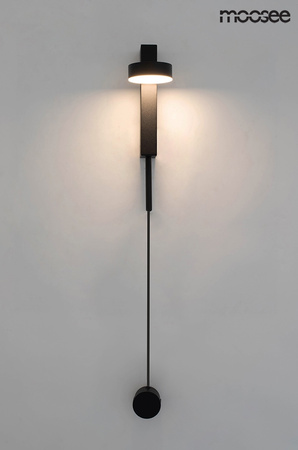 Lampa ścienna CLARID BLACK czarna
