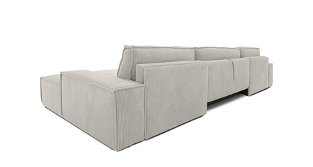 Narożnik PILLOW z funkcją spania jasny szary