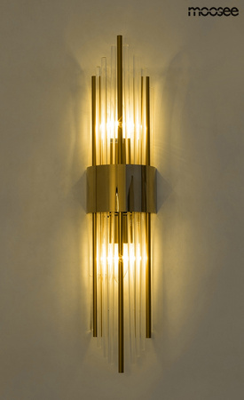 Lampa ścienna AMANDA złota