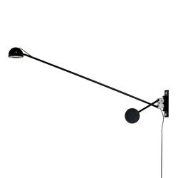 Lampa ścienna GEAR czarna