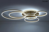 MOOSEE lampa sufitowa / plafon RINGS 6    złota