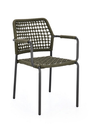 BIZZOTTO krzesło ogrodowe RAJADA zielone