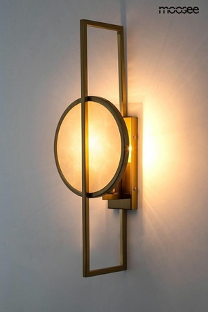 Lampa ścienna TROYA złota