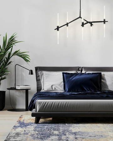 Lampa wisząca CANDELABR 10 czarna