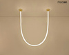 Lampa wisząca LASSO 400 złota