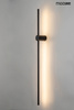 Lampa ścienna OMBRE 100 czarna