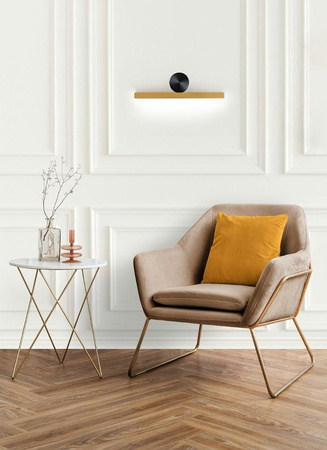 Lampa ścienna WAND 45 złota