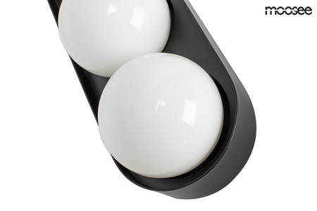 Lampa ścienna DROPS 2 czarna