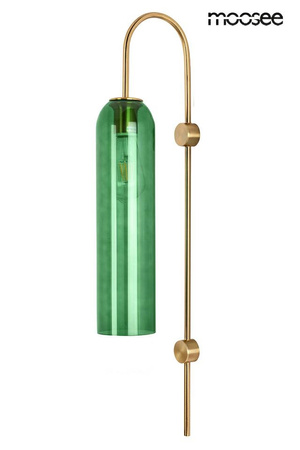 Lampa ścienna SLACK złota / zielona