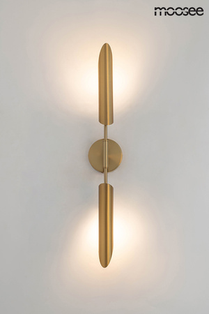 Lampa ścienna LOCCA złota