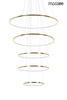 Lampa wisząca RING SLIM L złota