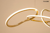 Lampa wisząca JAZZ 5 złota