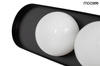 Lampa ścienna DROPS 2 czarna