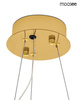 Lampa wisząca FLORENS 80 złota