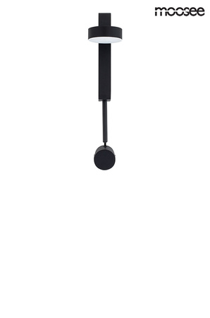 Lampa ścienna CLARID BLACK czarna