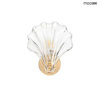 Lampa ścienna CONCHA złota