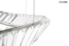 Lampa wisząca WAVE CORDON 2B chrom