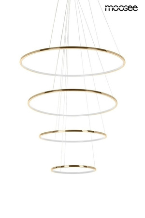 Lampa wisząca RING SLIM M złota