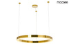 Lampa wisząca RING LUXURY 90 złota - LED, chromowane złoto