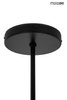 Lampa wisząca BOBBIE 3 czarna