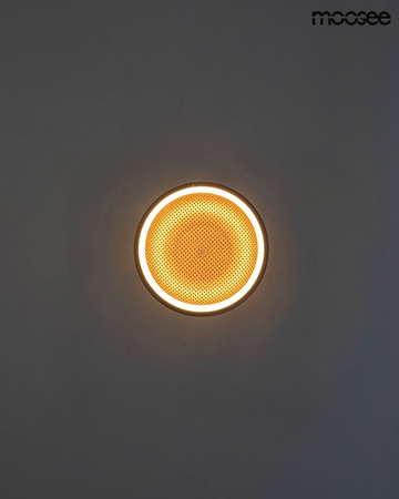 Lampa ścienna FARO miedziana