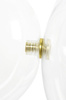 MOOSEE lampa wisząca CAPRI LINE 3 złota   - 180 LED, aluminium, szkło