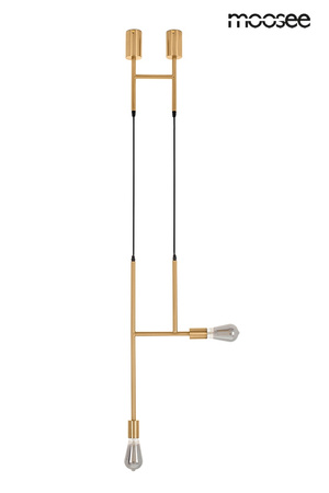 Lampa wisząca RIVA 2 złota