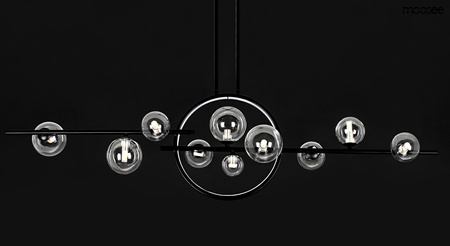 Lampa wisząca ALURE LINE TWIN 120 czarna