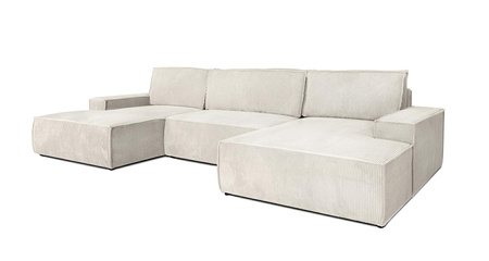 Narożnik PILLOW z funkcją spania jasny szary