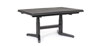 BIZZOTTO stół ogrodowy ROBERT szary /     rozkładany