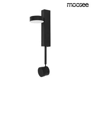 Lampa ścienna CLARID BLACK czarna