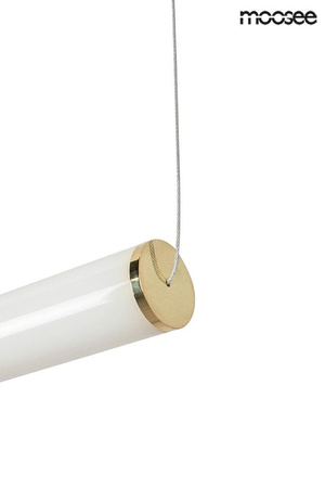 Lampa wisząca LIBRA 60 IN  biała / złota