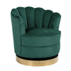 RICHMOND fotel obrotowy MILA GREEN VELVET