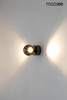 Lampa ścienna EOS czarny chrom