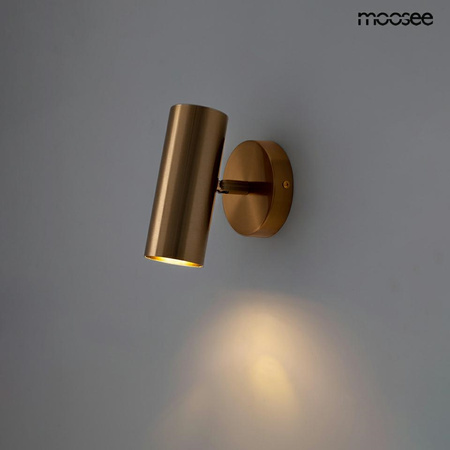 Lampa ścienna SPOT złota