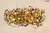 Lampa wisząca MONETE 80 złota