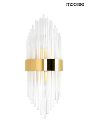 Lampa ścienna FLORENS złota