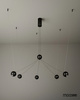 MOOSEE lampa wisząca OCTO 5 czarna
