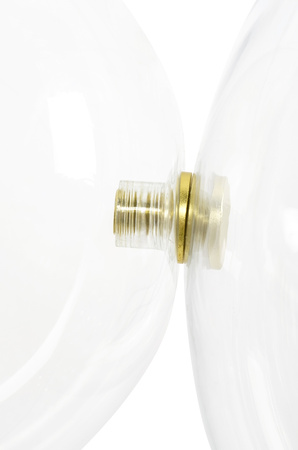 MOOSEE lampa wisząca CAPRI LINE 3 złota   - 180 LED, aluminium, szkło