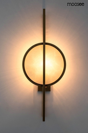 Lampa ścienna TROYA złota